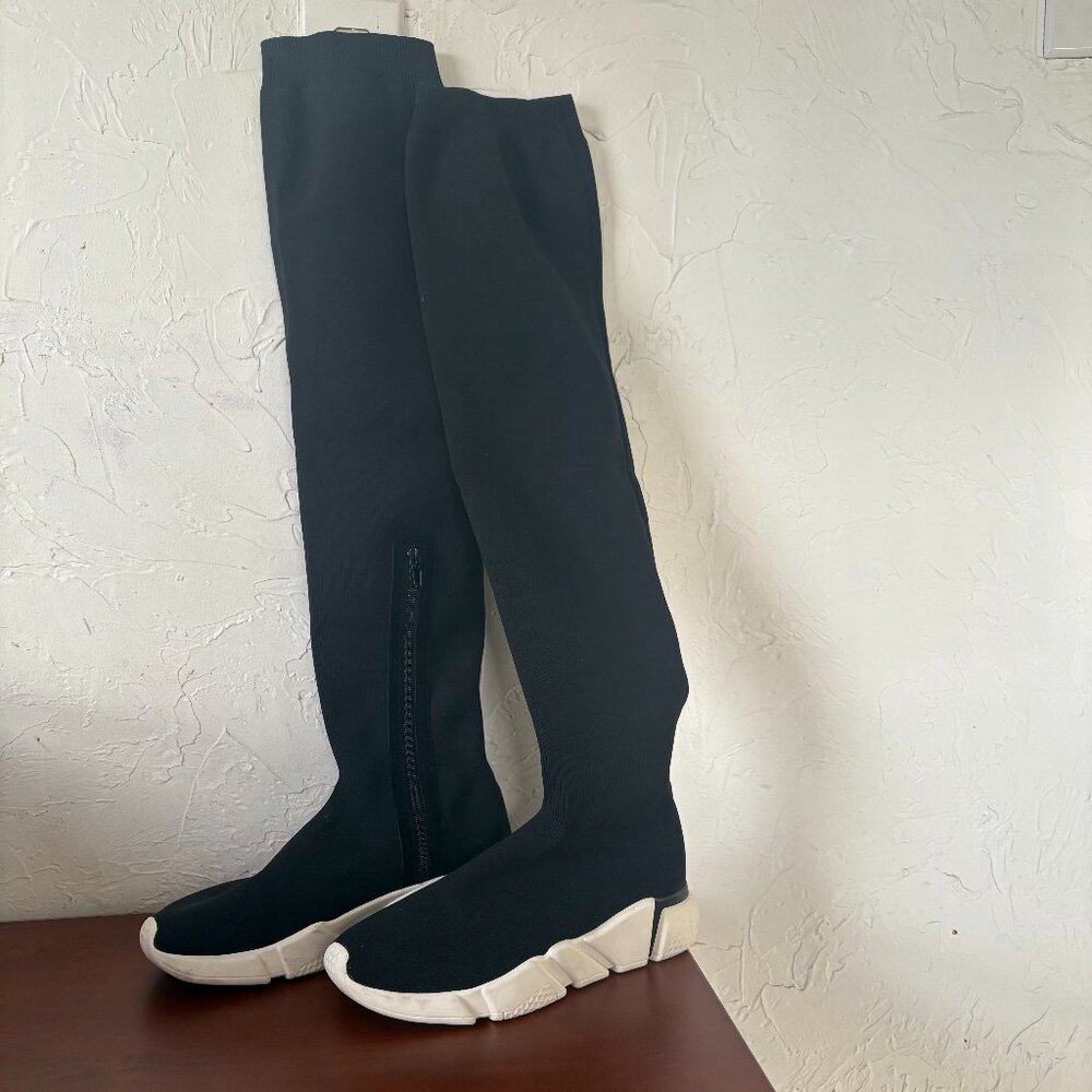JEFFREY CAMPBELL _ 6M_STRETCH FABRIC_OVER THE KNEE BOOTS